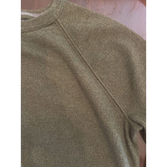 Banana Republic Mens Italian Merino Wool Fine Knit Sweater Sz XL Green Cozy Luxe - Picture 13 of 13